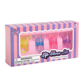 Lip Gloss Ring Set for Girls – Crown Shaped Washable Kids Lip Gloss
